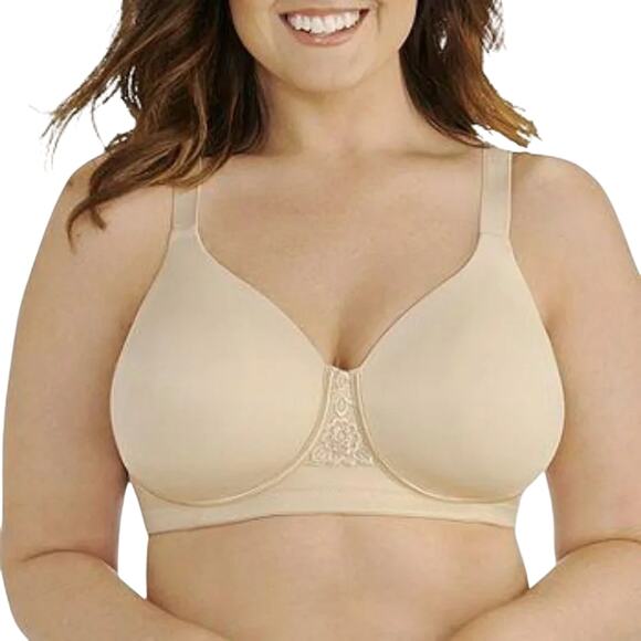 Vanity Fair Body Caress Full Coverage Wirefree Bra 40DD - Picture 1 of 8